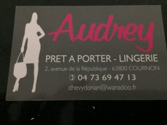 Audrey boutique Cournon-d'Auvergne